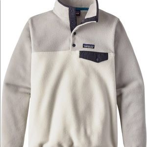 Patagonia Birch White Synchilla Snap T Pullover